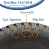 16x7.50-8 Grass Tyres 4ply Wanda P332 Turf Ride On Voir les images du produit 5
