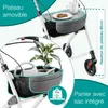 ELONEO Rollator d'appartement 54cm de large, pliable et Voir les images du produit 13