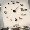 Bezrámové, dekorativní, tiché nástěnné hodiny do obývacího Náhled obrázku produktu 4