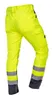 A pair of high-visibility work pants shown from the back. Produktbild-Vorschau
