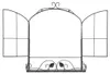 DanDiBo Wandblumenhalter Fenster Schwarz Metall Wand Produktbild-Vorschau 10