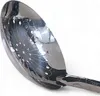 A close-up, angled shot of a metal ladle with intricate etched designs on its surface, set against a plain white background. Produktbild-Vorschau