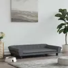 vidaXL Pelíšek pro psy Dark Grey 100x50x21 cm Velvet Náhled obrázku produktu 2