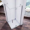 76x80x195cm NANO Glas Duschkabine Eckeinstieg Duschtür Produktbild-Vorschau 5