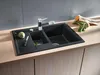 BLANCO METRA 6 S Compact SILGRANIT schwarz Produktbild-Vorschau 2