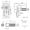 10 Werte Potentiometer Mono Linear B1K B2K B5K B10K B20K Produktbild-Vorschau 4