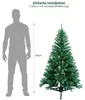 Ikodm 120cm Künstlicher Weihnachtsbaum mit 220 Spitzen PVC, Produktbild-Vorschau 7
