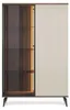Vitrinekast YUKO, 103 cm, notenhout Kashmir, Productafbeelding-voorbeeld 5