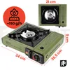 Réchaud à gaz, réchaud de camping, réchaud pour cartouches Voir les images du produit 2