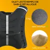 HOMCOM Gilet lesté de 5 kg, veste lestée, pour homme et Voir les images du produit 4