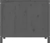 Wäschetruhe Grau 88,5x44x76 cm Massivholz Kiefer Produktbild-Vorschau 5