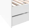 vidaXL Denná posteľ so zásuvkami bez matraca biela 100x200 Náhľad obrázku produktu 7