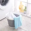 APT AG659 Skládací silikonový kbelík 5 l - šedý Náhled obrázku produktu 4