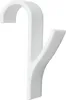 A white hook for a bathroom radiator. Produktbild-Vorschau