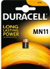 The image shows the packaging of Duracell MN11 batteries, featuring the brand logo, product name, and marketing text. Produktbild-Vorschau