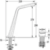 Design Waschtischarmatur Badarmatur XELO-Flex 260 - Hoher Produktbild-Vorschau 1