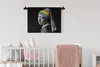 MuchoWow® Wandteppich Wandbehang Das Mädchen mit dem Produktbild-Vorschau 2