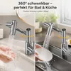Wasserhahn Bad mit 3 Strahlarten, LED-Temperaturanzeige Produktbild-Vorschau 6