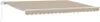 vidaXL Store extensible beige 450 x 350 x 165 cm Voir les images du produit 2