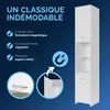 CASARIA® Meuble Salle De Bain Avec 6 Compartiments, Colonne Voir les images du produit 4