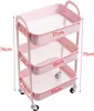 3 Ebenen Küchenwagen,Servierwagen Utility Cart mit Produktbild-Vorschau 4