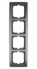 Busch-Jaeger 1724-80 Wandplatte/Schalterabdeckung Chrom Anteprima dell’immagine prodotto 3