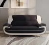 Sofa Set 3-2-1 für Wohnzimmer – Bequeme Schwarz-Weiß Produktbild-Vorschau 3