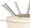 Litinová smaltovaná sada na fondue MasterClass - krémová Náhled obrázku produktu 4