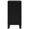 vidaXL Lagerschrank Industrial Schwarz 75x40x80 cm Stahl Produktbild-Vorschau 6