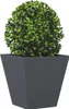 vidaXL Pflanzkübel 2 Stk. Anthrazit 30x30x30 Stahl Produktbild-Vorschau 4