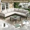 MERAX Gartenlounge-Set Sitzgruppe für 4-5 Personen, 4-tlg, Produktbild-Vorschau 2