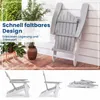 COSTWAY Adirondack stolička – záhradné kreslo, skladacie, Náhľad obrázku produktu 7