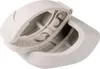 A close-up, studio shot of a beige and gray Intex Purespa headrest accessory. Produktbild-Vorschau