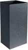 Pot Carre Haut Gris Anthracite Graphit 31 Litres - Eda Voir les images du produit 1