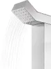 Gartendusche mit Brauner Bodenplatte 225 cm Edelstahl Produktbild-Vorschau 7
