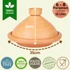2er Set ORIGINAL Tajine Tuareg Ø 36 cm + Nord-Afrikanische Productafbeelding-voorbeeld 3