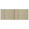 vidaXL Armoire TV Chêne Sonoma 80x30x30 cm Bois composite Voir les images du produit 6