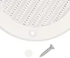 KOTARBAU® Grille d'aération ronde ⌀ 100 mm Blanc avec Voir les images du produit 7