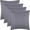 Poduszka zewnętrzna z lamówką 4-pak (45 x 45 cm) Podgląd zdjęcia produktu 1