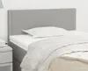 vidaXL Kopfteil Hellgrau 100x5x78/88 cm Stoff - Kopfteil - Produktbild-Vorschau 1