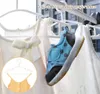 Sada 48 kusů bílých protiskluzových plastových ramínek na Náhled obrázku produktu 5