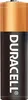 A studio shot of a Duracell battery. Produktbild-Vorschau