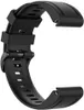Strap-it Garmin Fenix 7s Silikonarmband (Schwarz) Produktbild-Vorschau 4