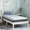 vidaXL Matratze Weiß und Grau 80 x 160 cm Jacquard-Stoff Produktbild-Vorschau 2