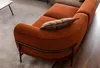Modernes Ecksofa L-Form Couch Stoffsofas Edelstahl Produktbild-Vorschau 9