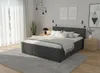 Bett mit Lattenrost Jugendbett Doppelbett grau-grau 120 / Produktbild-Vorschau 14