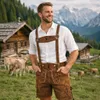 PAULGOS pánské tradiční kožené kalhoty krátké - HK3 ANTIK - Náhled obrázku produktu 6