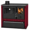Cuisinière à bois PRITY GTD FS S DR 10,9 kW, Bordeaux, four Voir les images du produit 1