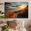 MuchoWow® - Leinwandbilder - Strand - Sonnenuntergang - Produktbild-Vorschau 2