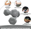 TOSANEO 2er Set Hanteln 2x 3,0kg Grau Neopren Kurzhanteln Produktbild-Vorschau 3